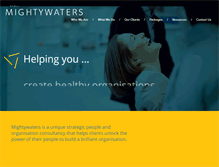 Tablet Screenshot of mightywaters.co.uk